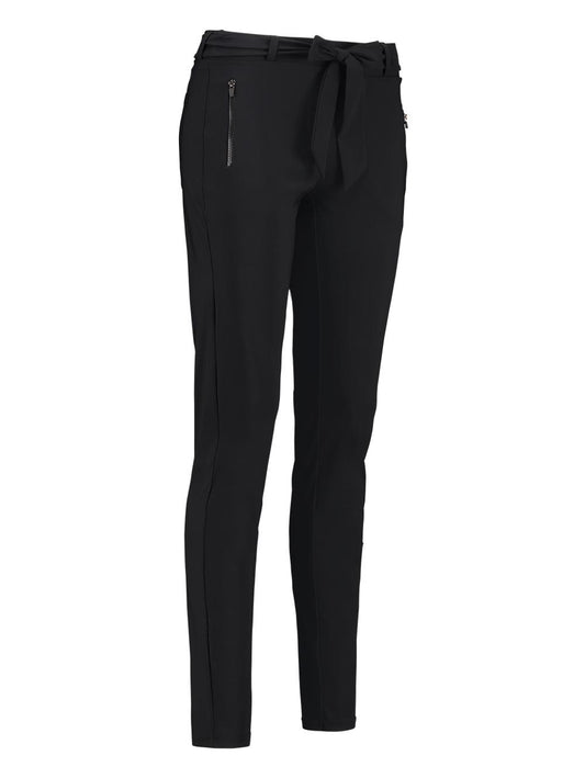 92720 - Margot trousers - slimfit MW pant met ritszakjes