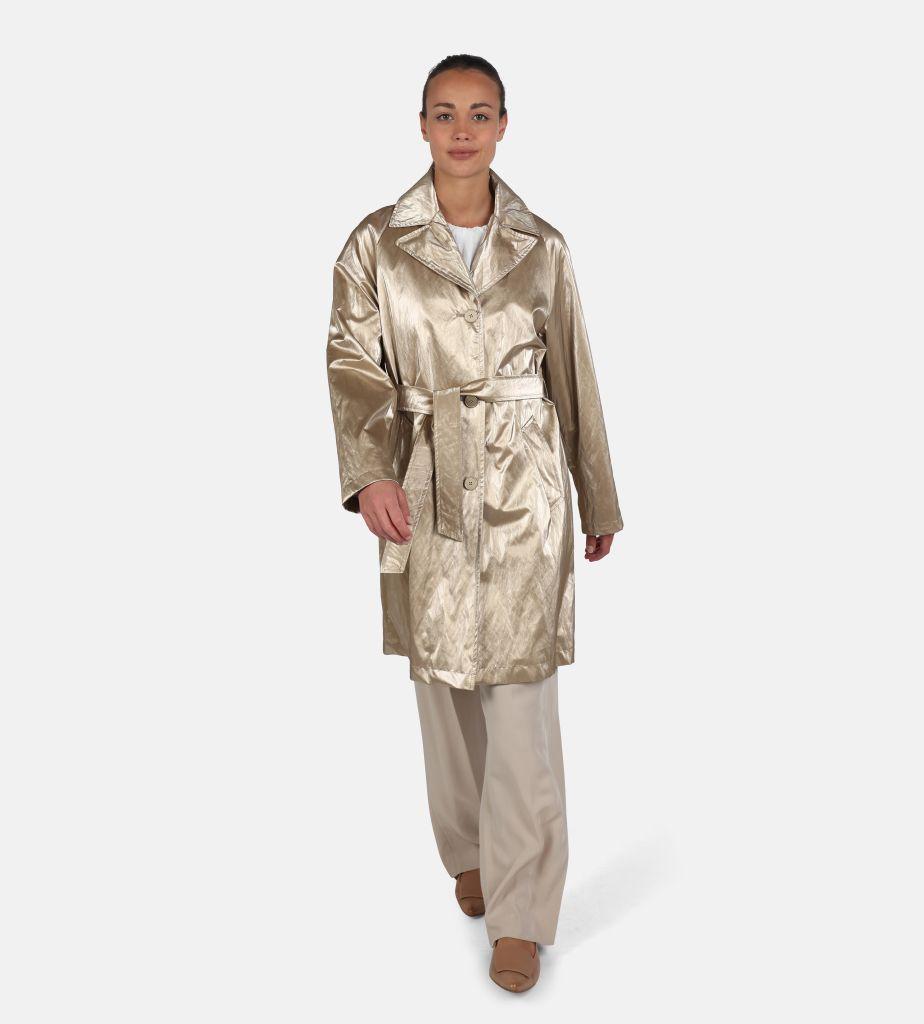 30135 6593 - Metallic trenchcoat 95cm