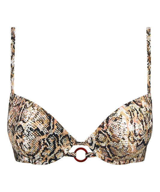 2V08 - Fierce spirit - voorgevormde plunge bikini top