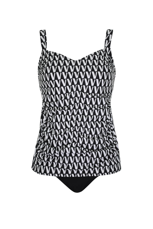 28020 - Tankini met grafisch dessin