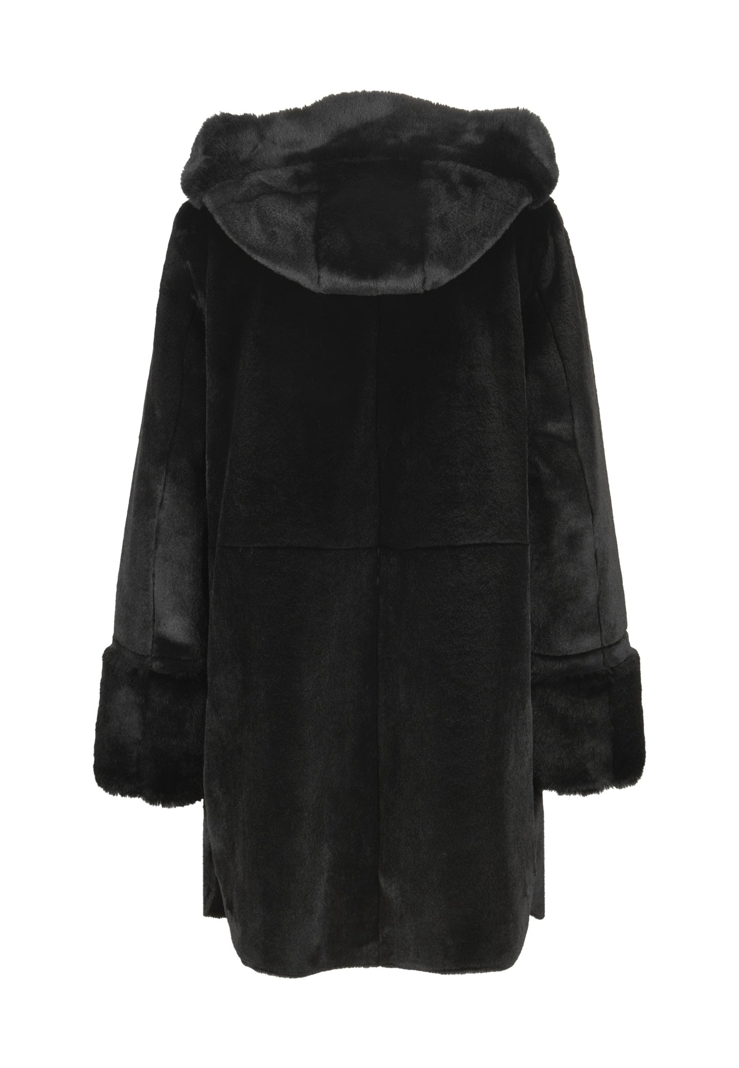 43084631400 - MSMaggy resersible lammylook coat met capuchon