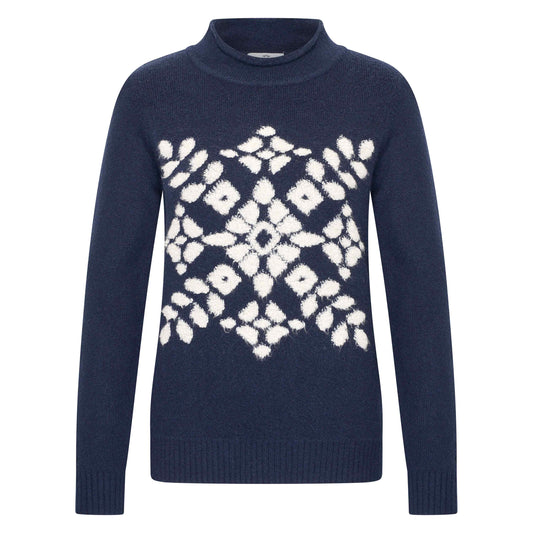 Pria - Pullover met sneeuwster dessin