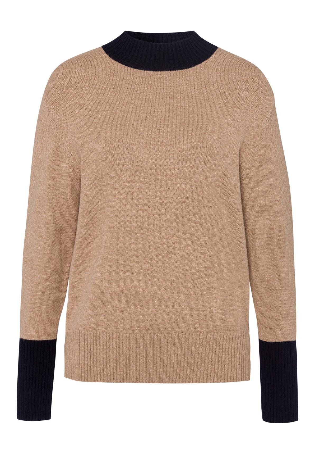 109050 - Colourblock pullover met turtlehals