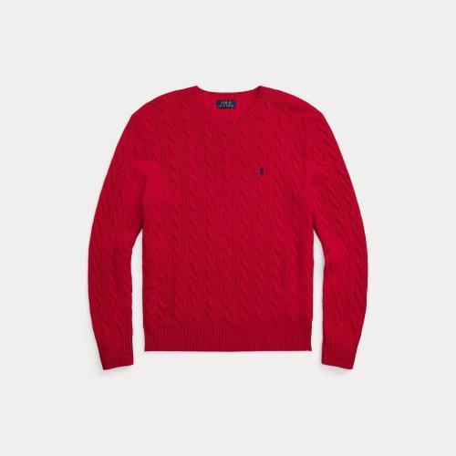 710 876762 - wool cashmere cable crew