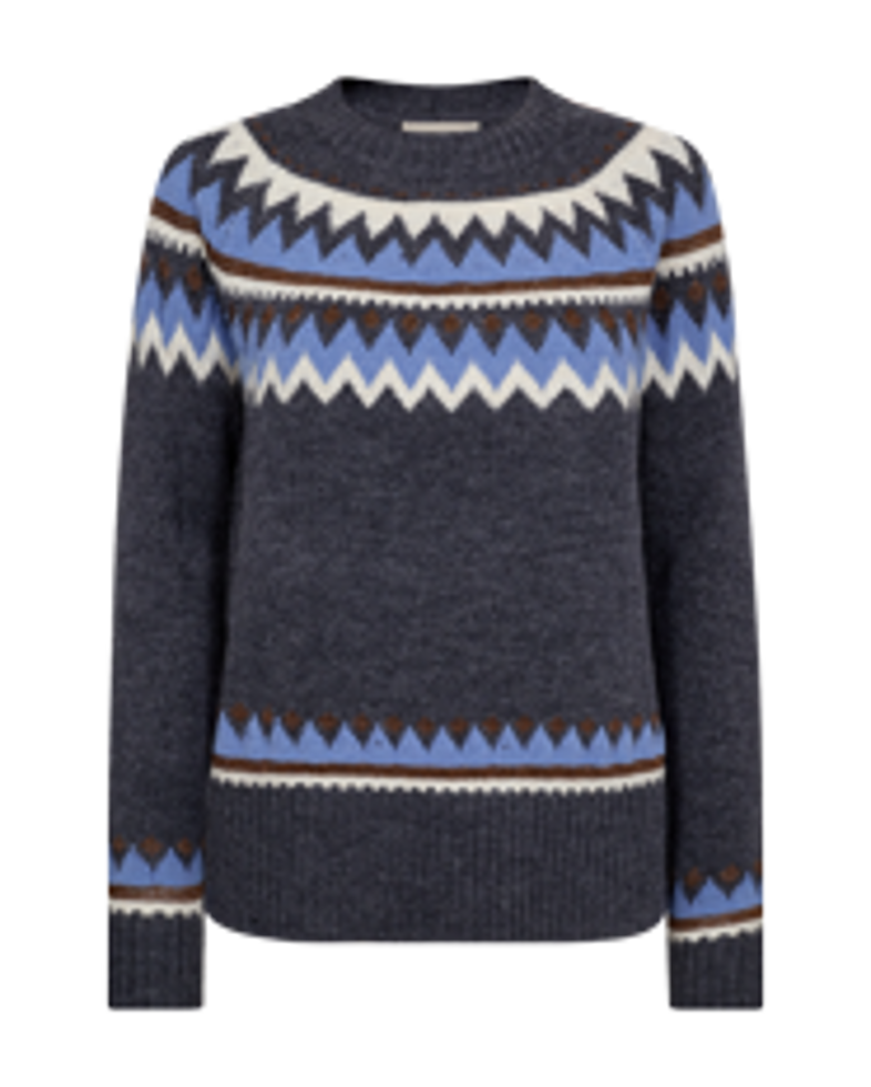 204655 - Mayfair pullover met scandi dessin