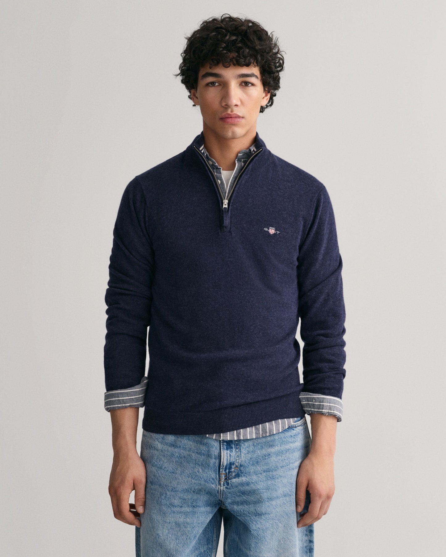 87213 - half zip lambswool