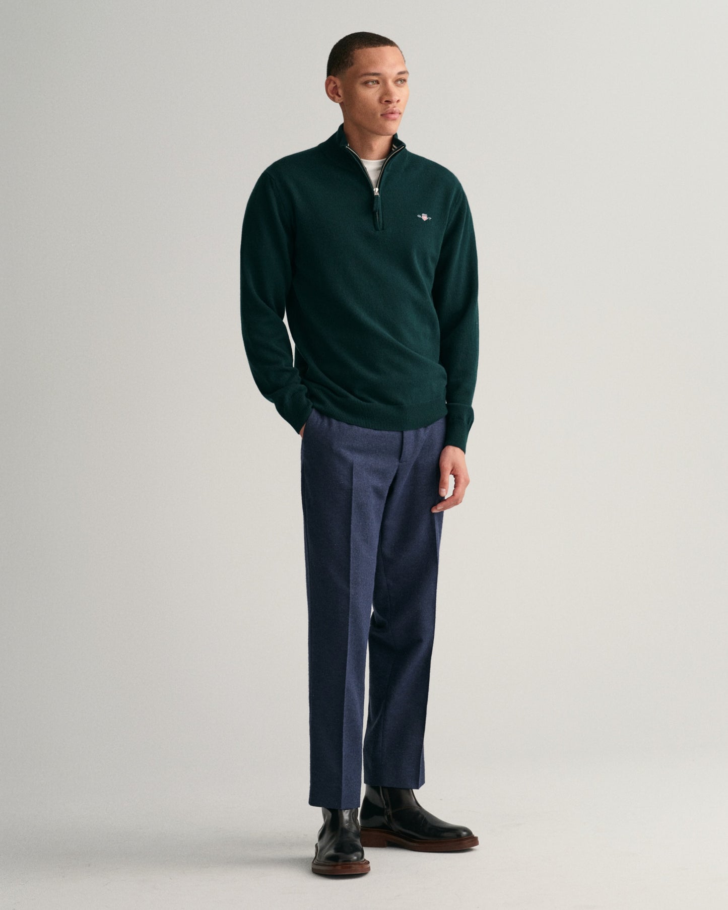 87213 - half zip lambswool