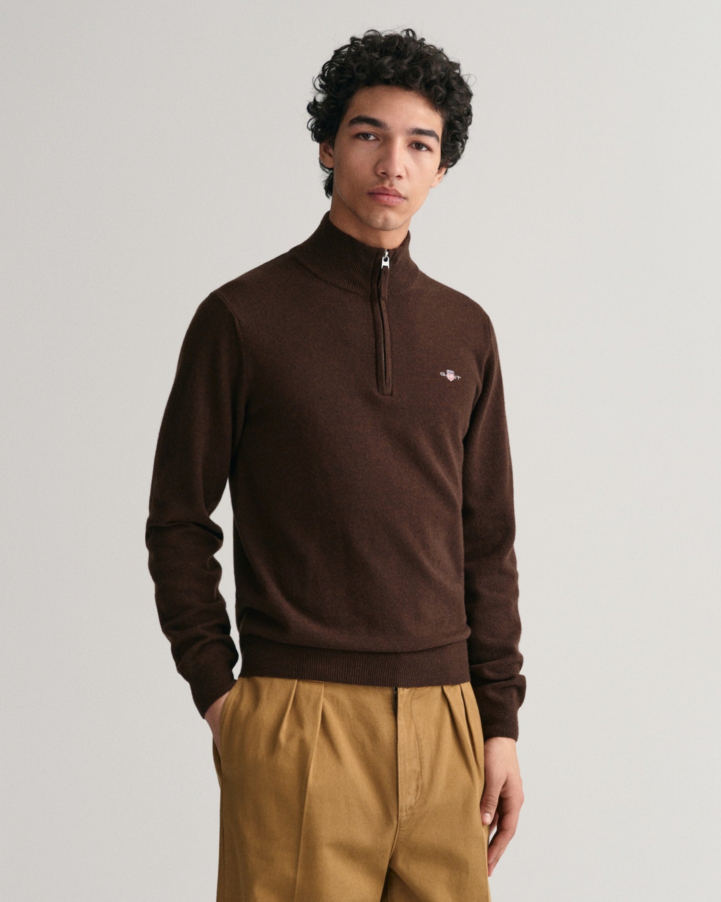 87213 - half zip lambswool