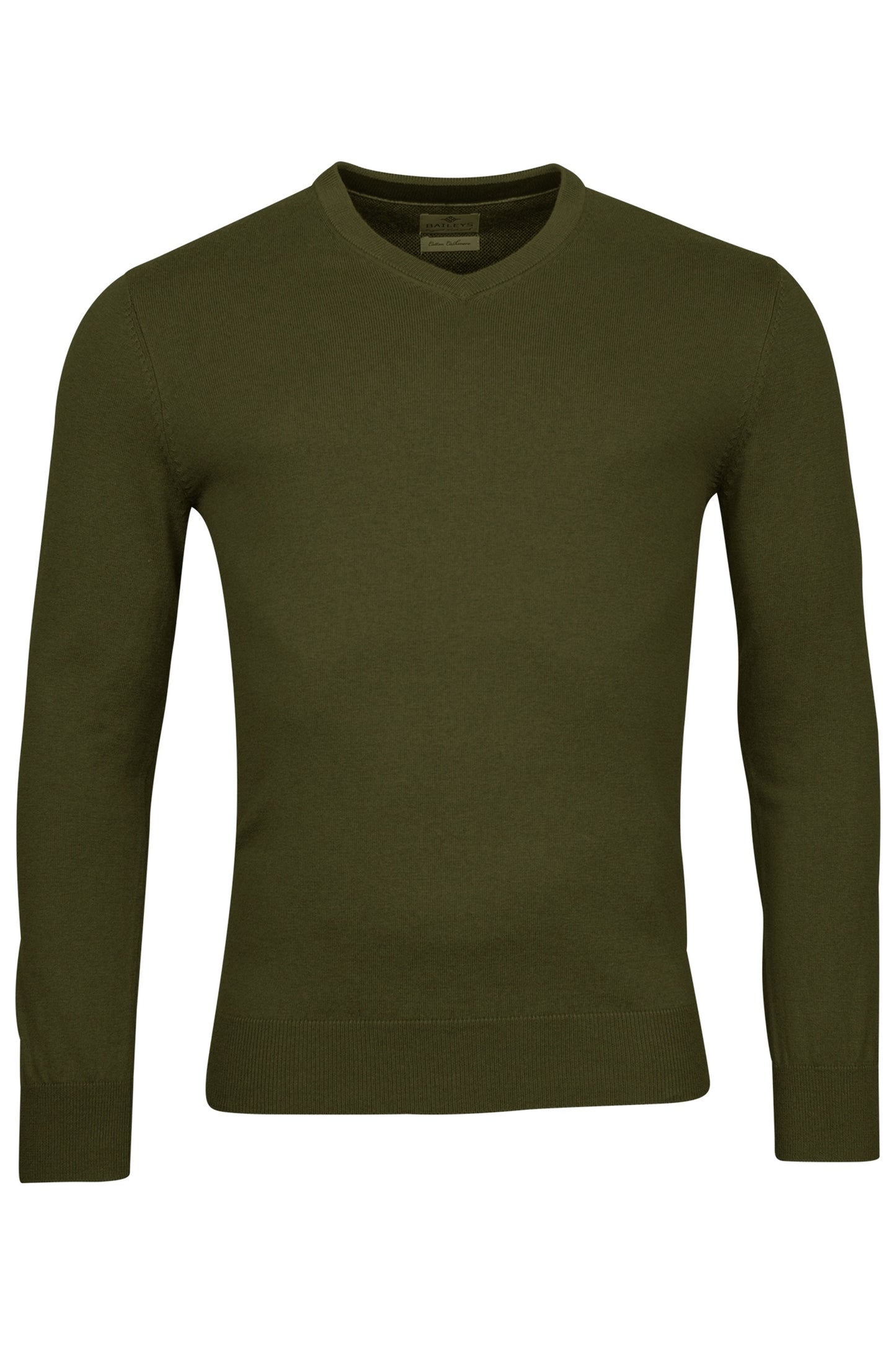 420081 - V-Neck pullover in een cotton cashmere