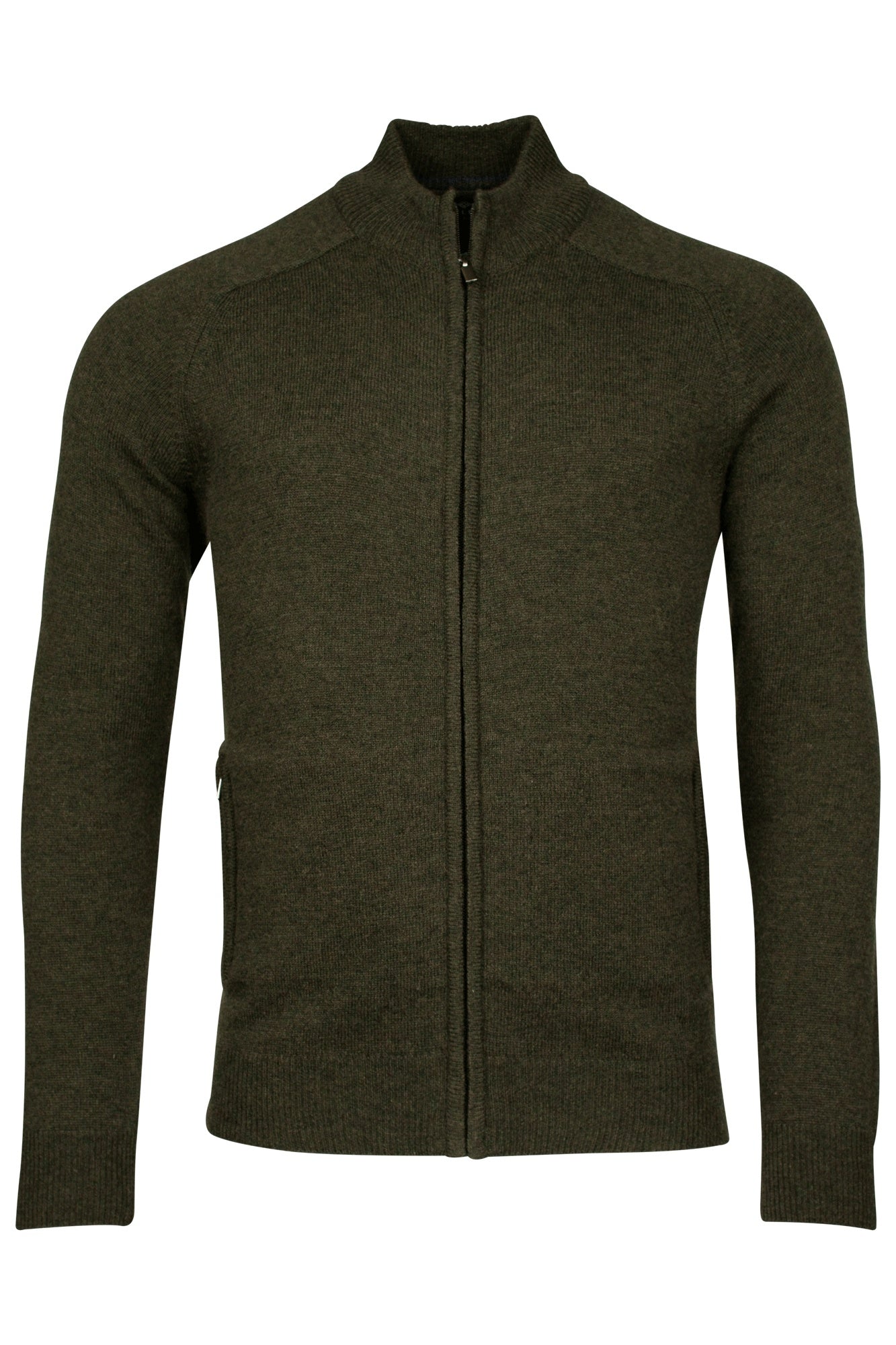 420096 - Cardigan Zip  10gg, single knit