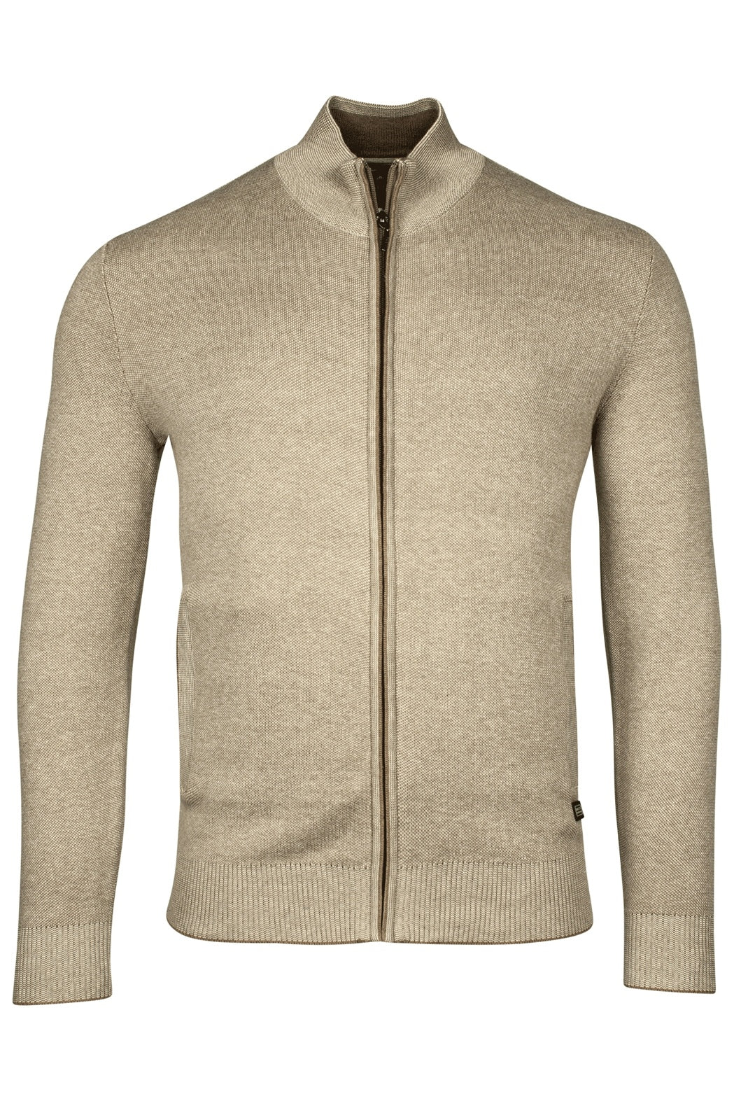 422009 - Cardigan Zip  all-over 2-tone