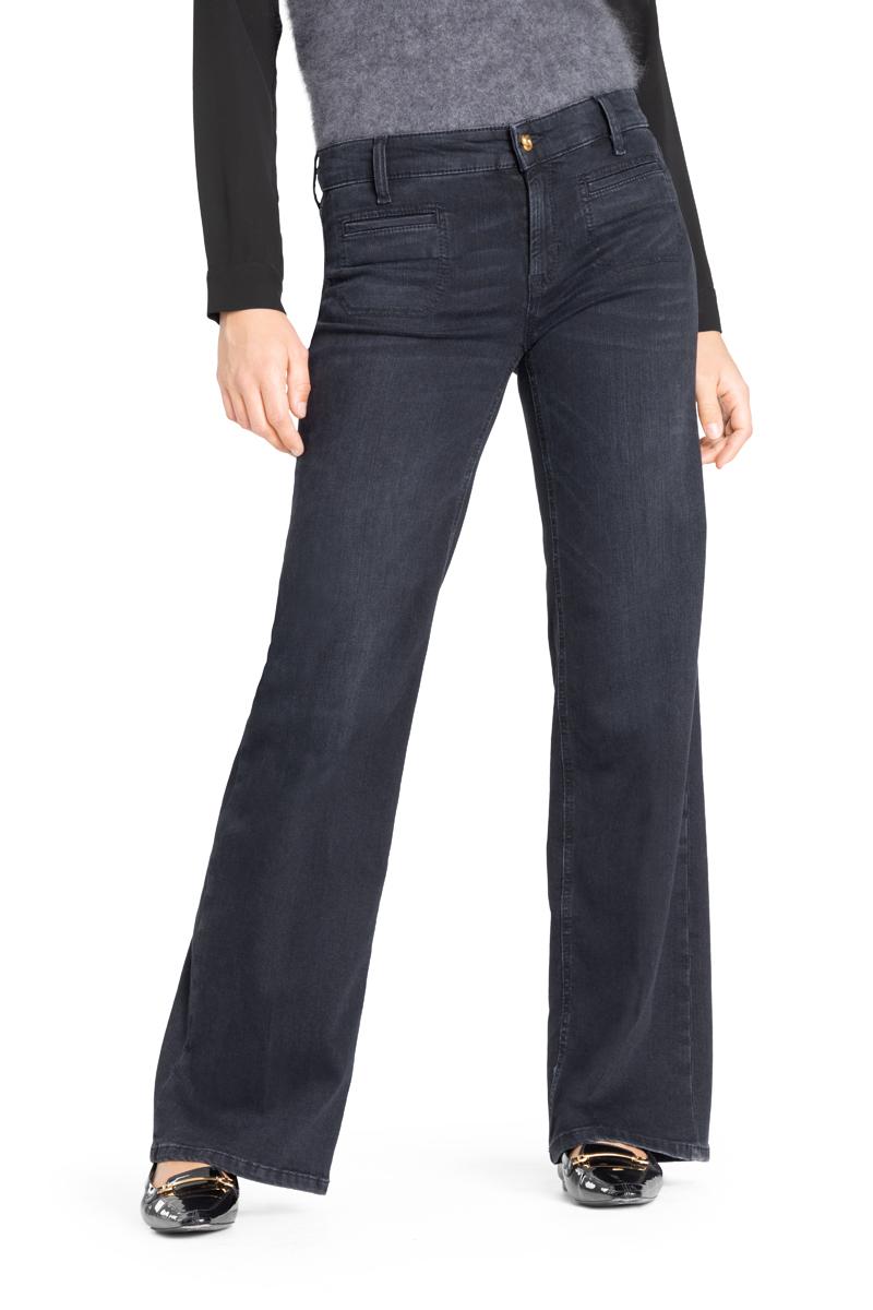 9268 0096-09 L33 - Tess wideleg jeans met voor zakken