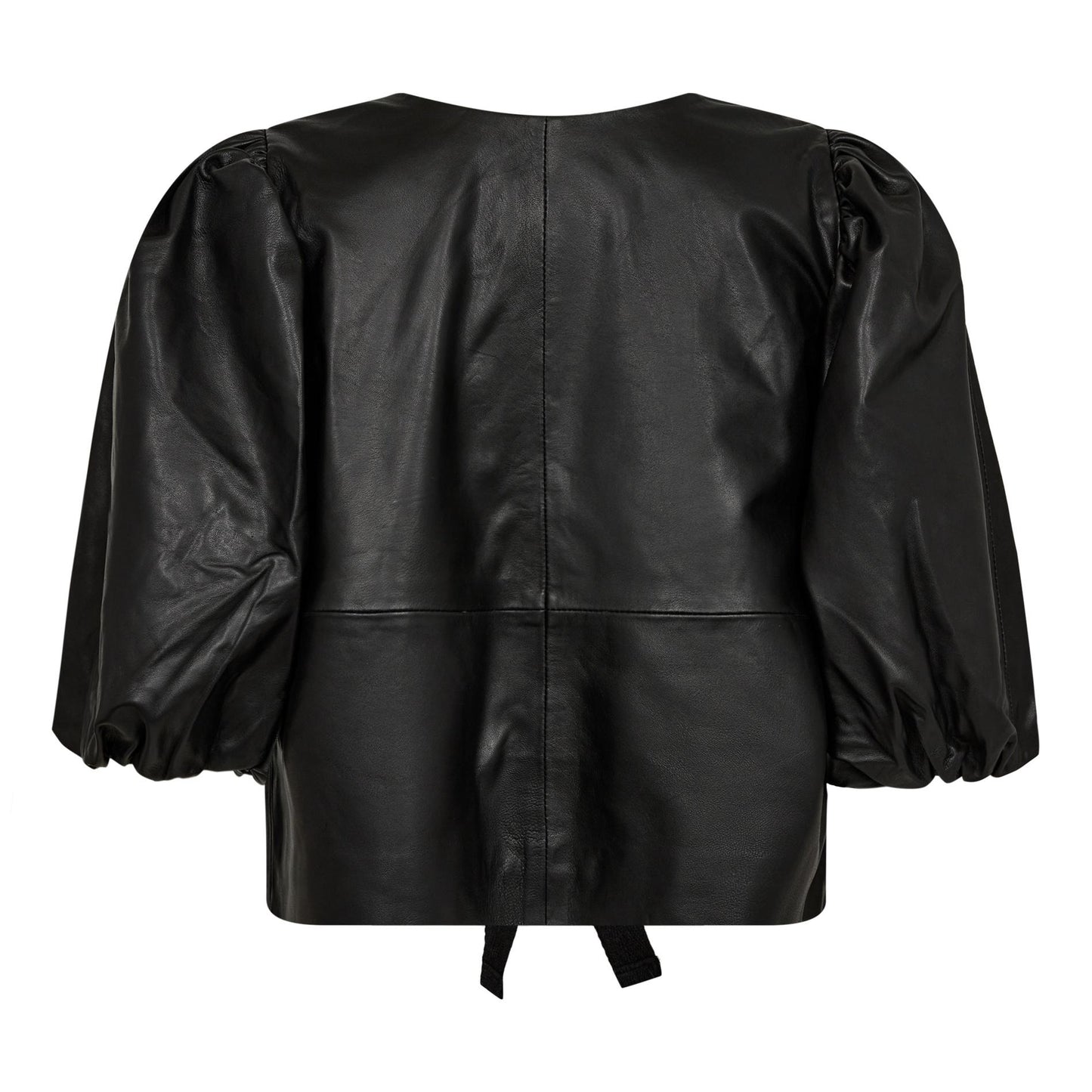 35591 - Phoebe leather bow blouse