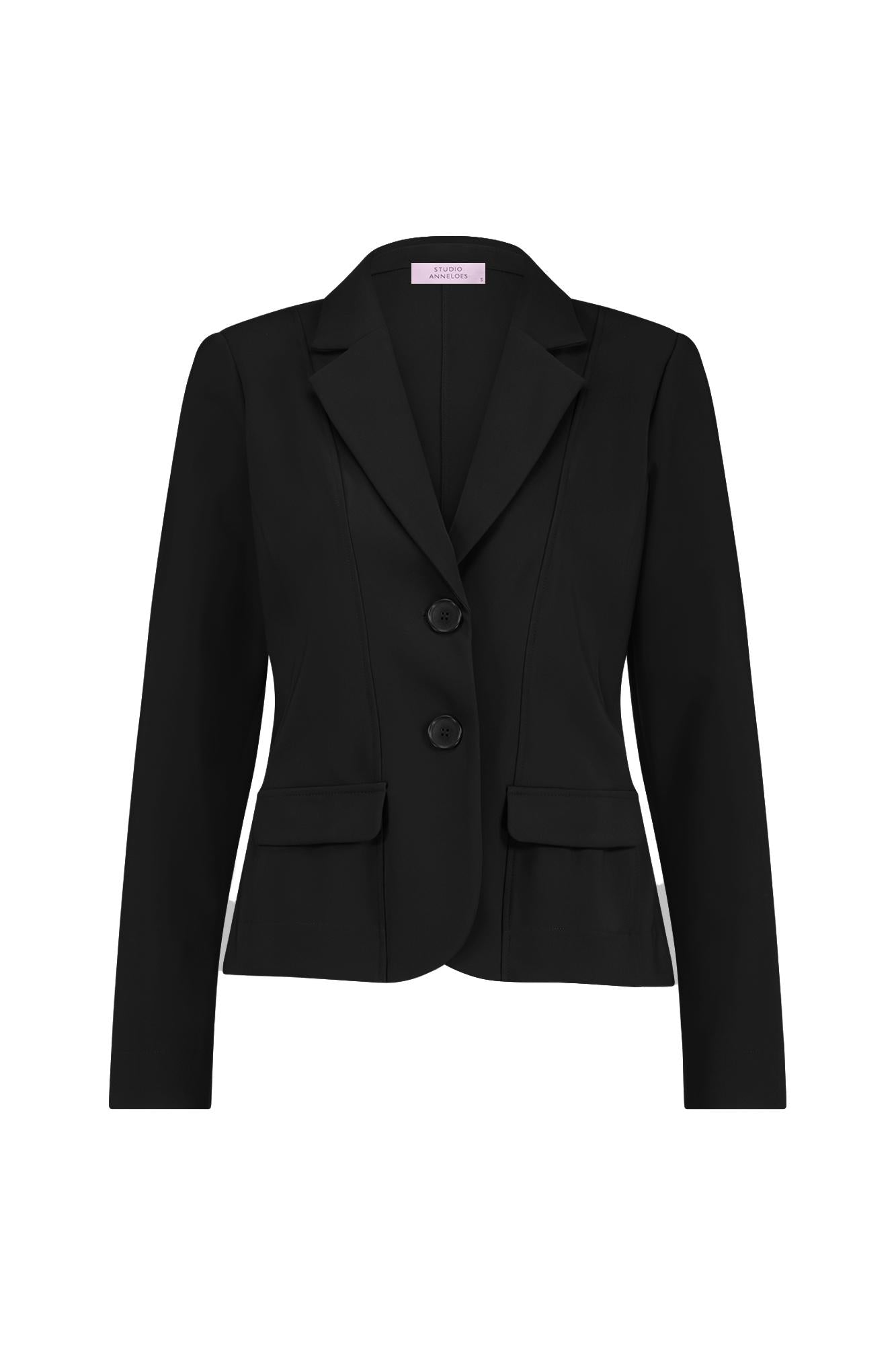 94811 - Bright bonded aansluitende blazer