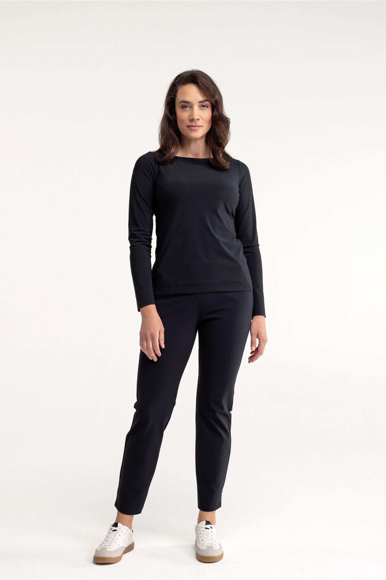 94789 - Anne bonded trousers - rechte enkelvrije pant