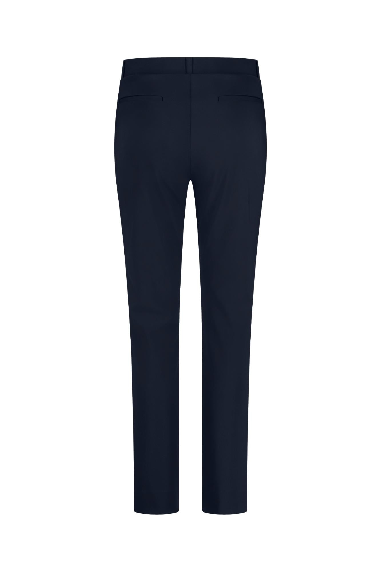 94819 - Anne rechte bonded trousers met steekzak