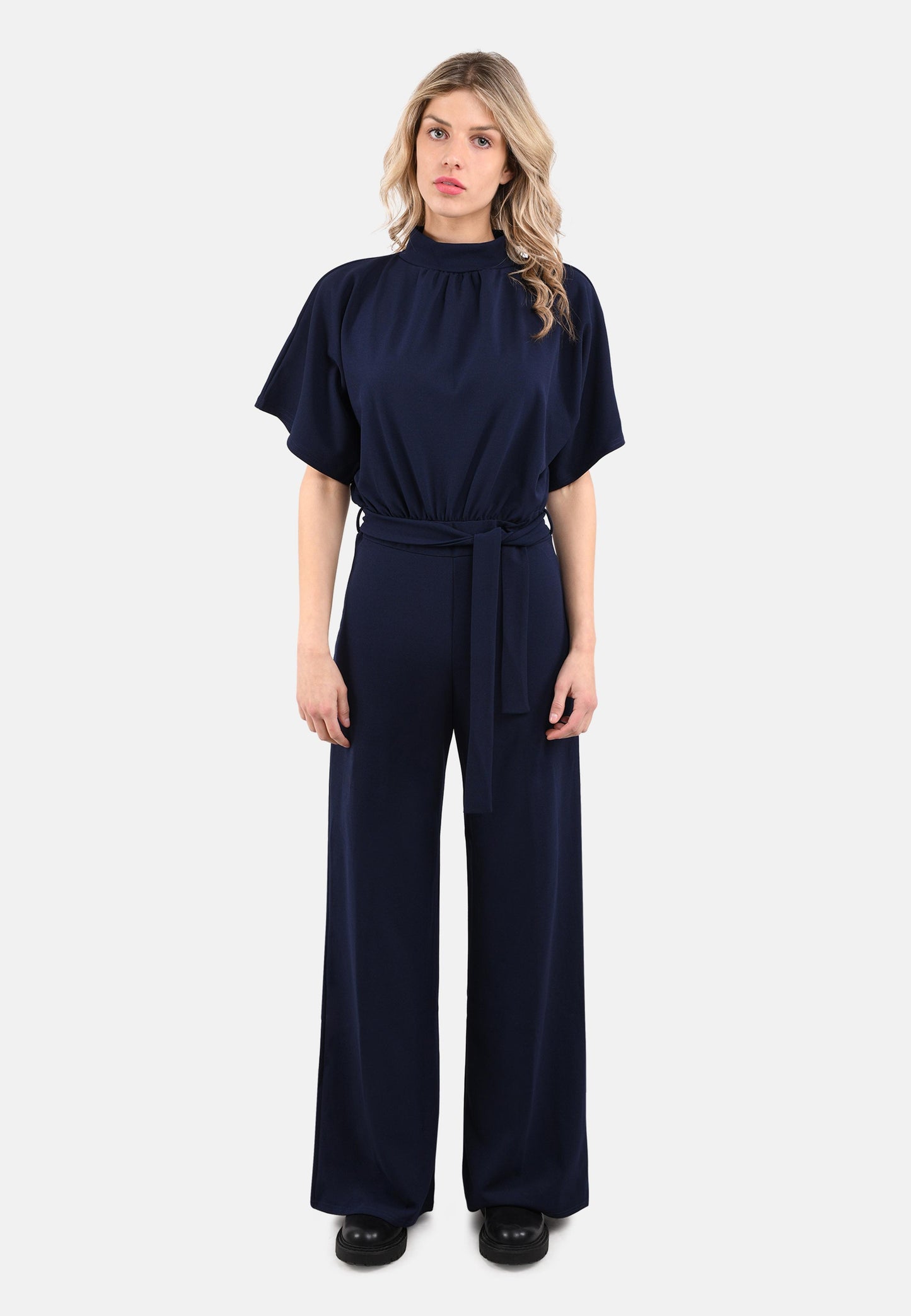 11840 - Girl jumpsuit met korte mouw